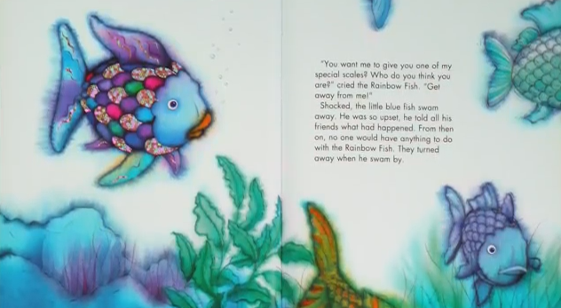 داستان-کودکانه-ماهی-رنگین-کمان- rainbow-fish-story